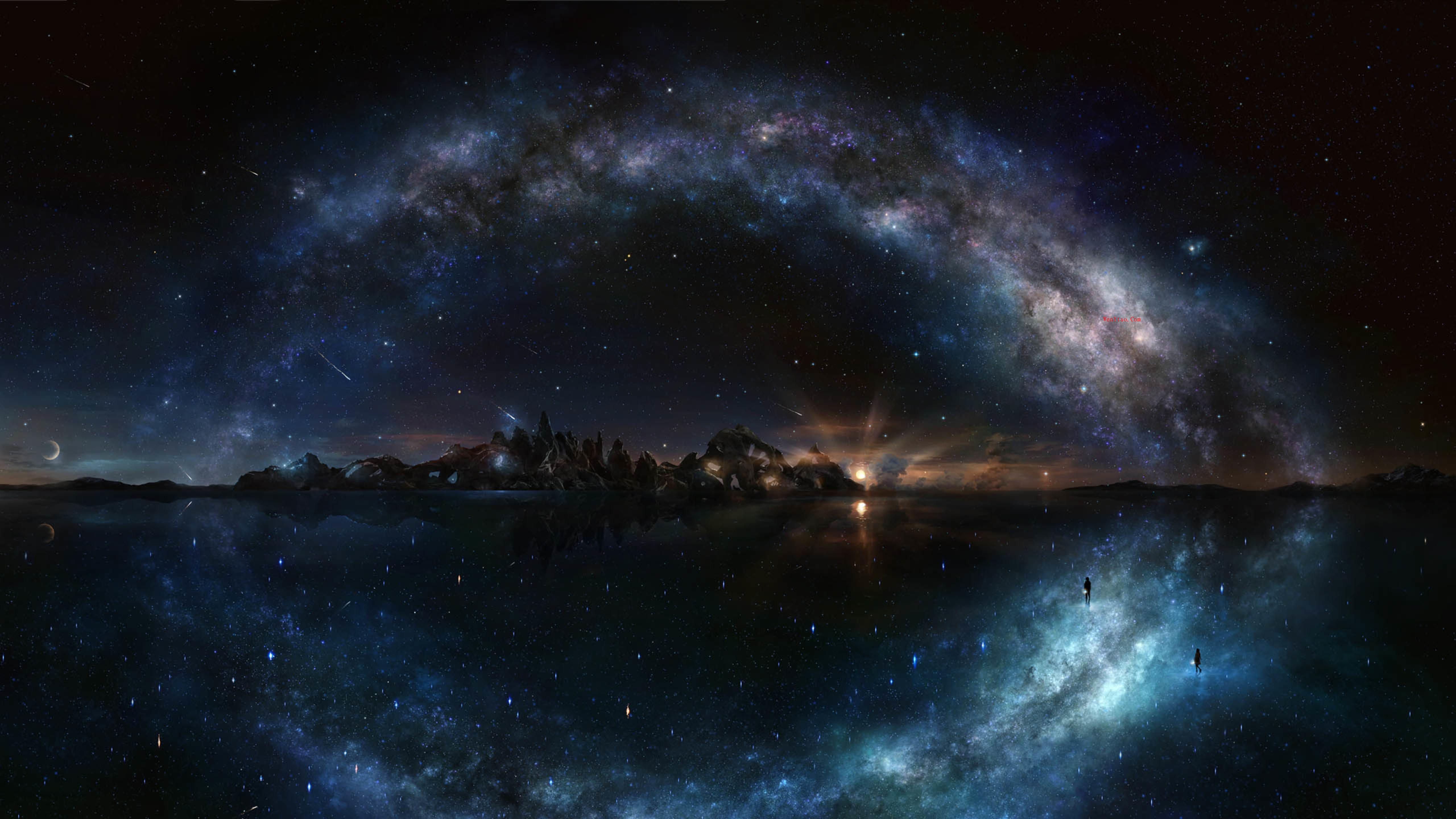 风景奇幻梦境山峰星空繁星云雾夜晚星空星球梦幻5k壁纸,风景奇幻梦境山峰星空繁星云雾夜晚星空星球梦幻5k壁纸 风景 第7张,风景,第7张