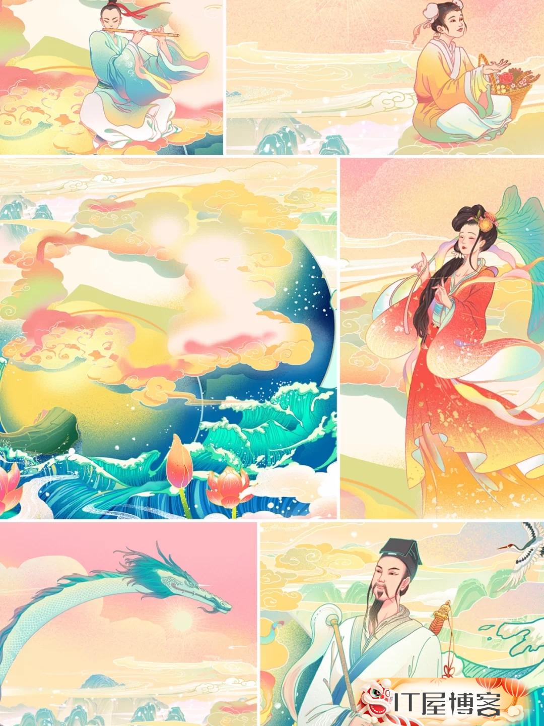 中国风插画国潮插画商业插画,中国风插画国潮插画商业插画  第1张,第1张