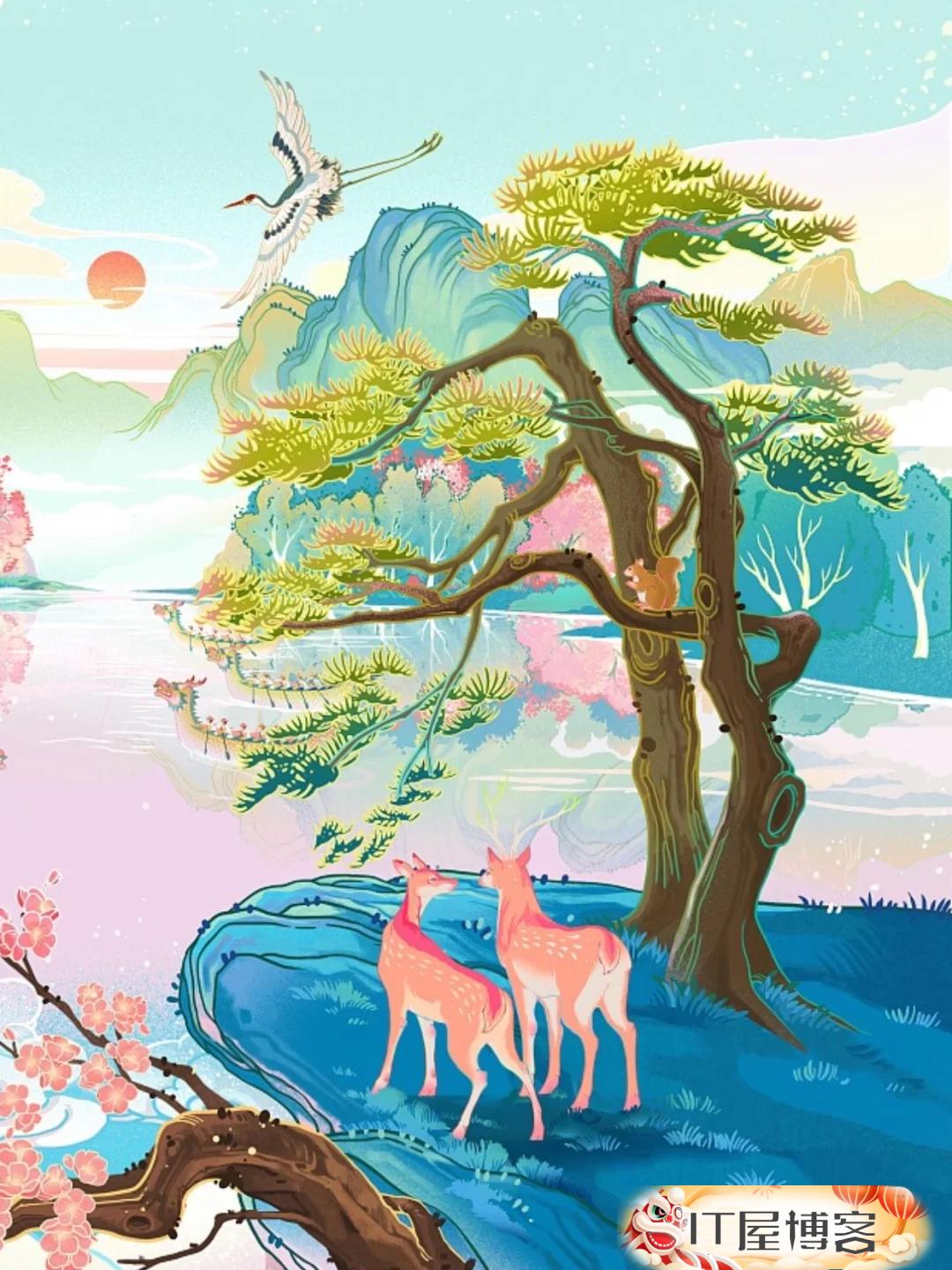 中国风插画国潮插画商业插画,中国风插画国潮插画商业插画  第7张,第7张