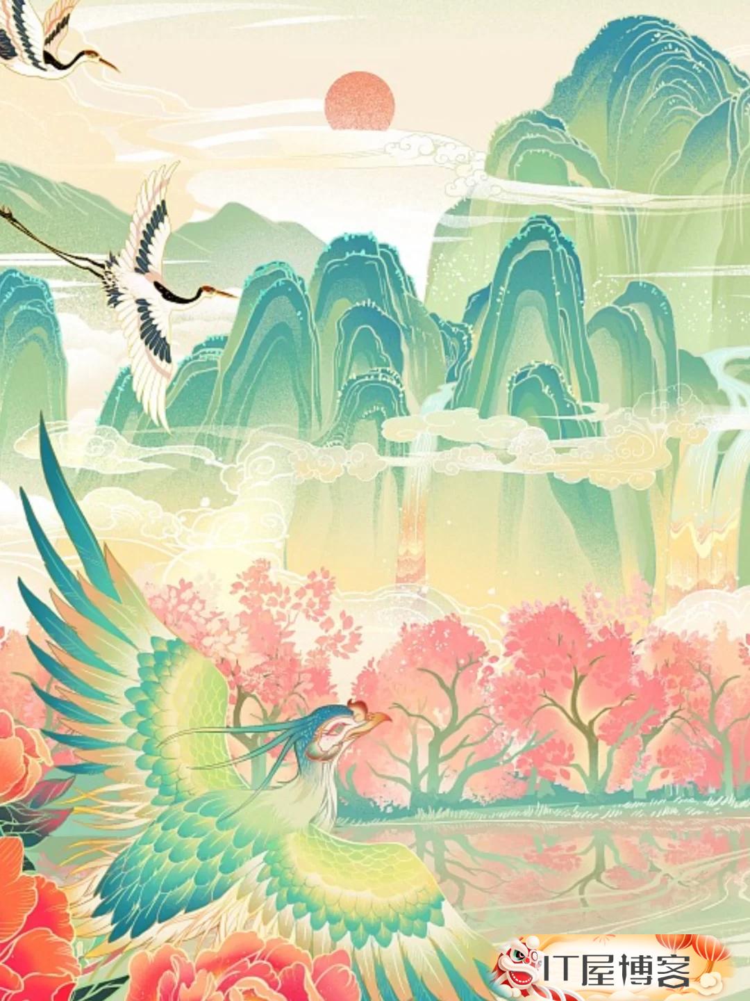 中国风插画国潮插画商业插画,中国风插画国潮插画商业插画  第6张,第6张