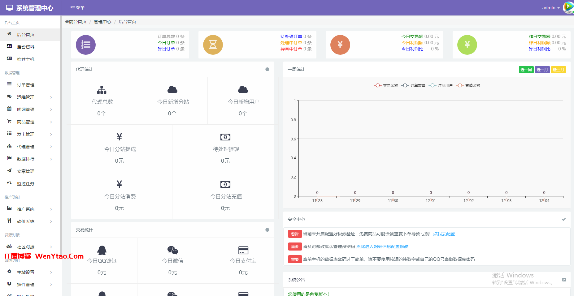 沉梦云商城系统2.1.7免授权源码+教程