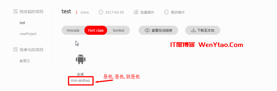 一看就会的iconfont字体图标的使用方法--超简单!,iconfont使用教程,图标库,元素,字体,图标,第10张